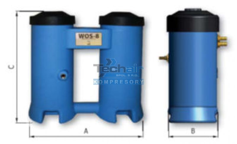 Separátor kondenzátu voda/olej WOS 35